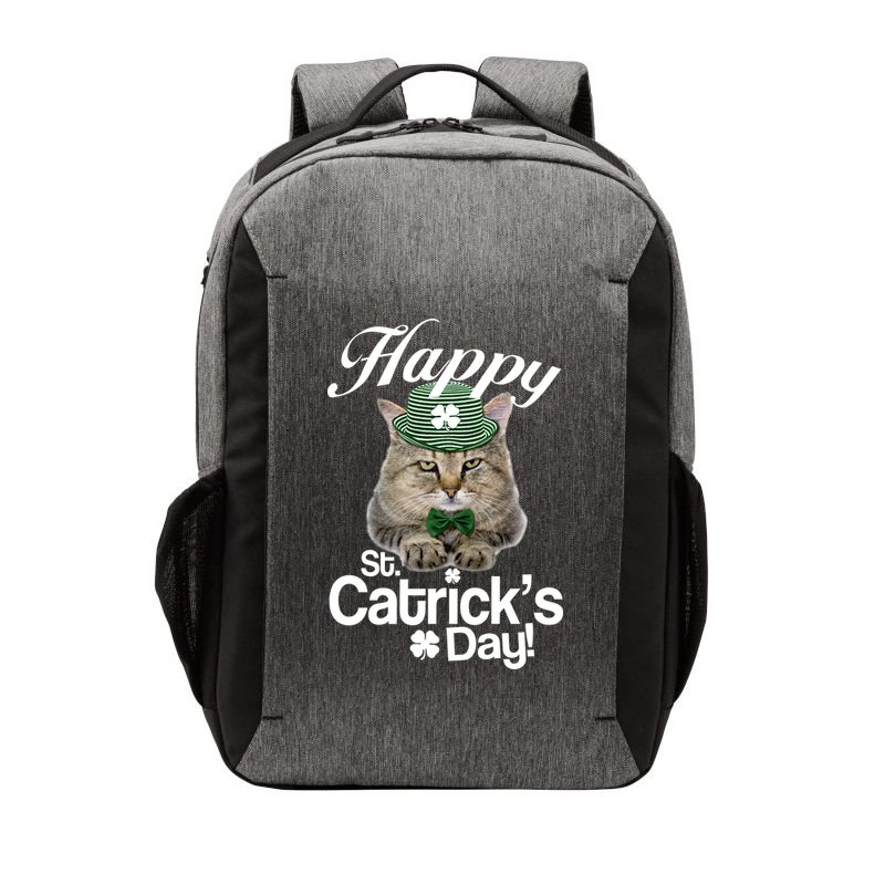 Happy St Catrick's Day Irish Cat Vector Backpack