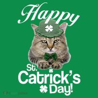 Happy St Catrick's Day Irish Cat Women's T-Shirt thumb 6