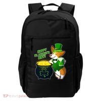 Happy St Patrick's Day Corgi Backpack thumb 0