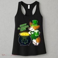 Happy St Patrick's Day Corgi Women's Tank Top thumb 3