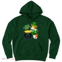 Happy St Patrick's Day Corgi Hoodie thumb 0
