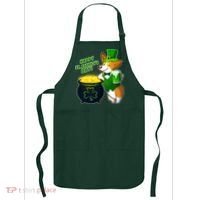 Happy St Patrick's Day Corgi Apron thumb 0
