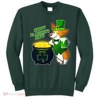 Happy St Patrick's Day Corgi Sweatshirt thumb 0
