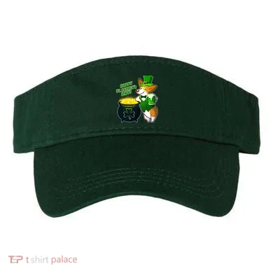Happy St Patrick's Day Corgi Visor