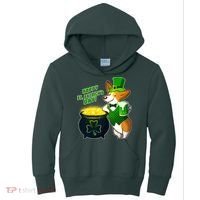 Happy St Patrick's Day Corgi Kids Hoodie thumb 0