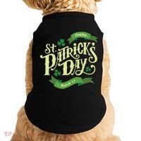 Happy St Patricks Day March 17 Doggie Tank thumb 0