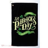 Happy St Patricks Day March 17 Golf Towel thumb 0