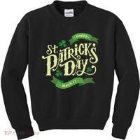 Happy St Patricks Day March 17 Kids Sweatshirt thumb 0