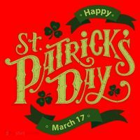 Happy St Patricks Day March 17 Santa Hat thumb 1