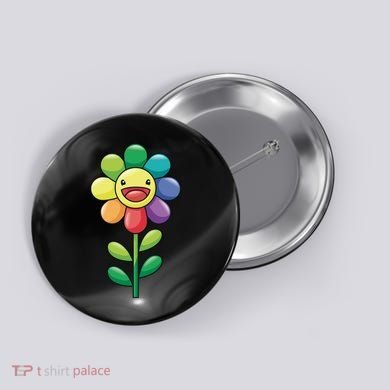 Happy Sunflower Button
