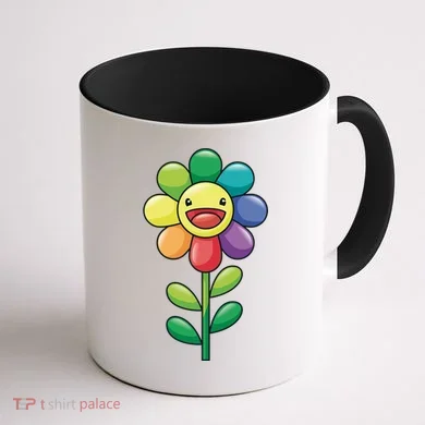 Happy Sunflower Coffee Mug back