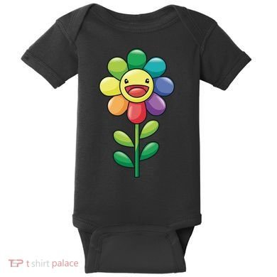 Happy Sunflower Baby Bodysuit