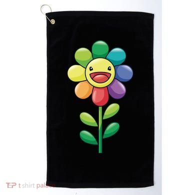 Happy Sunflower Golf Towel