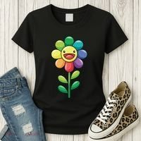 Happy Sunflower Women's T-Shirt thumb 3
