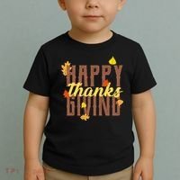 Happy Thanksgiving Toddler T-Shirt thumb 2