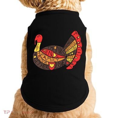 Happy Thanksgiving Day Turkey Doggie Tank