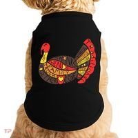 Happy Thanksgiving Day Turkey Doggie Tank thumb 0