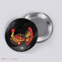 Happy Thanksgiving Day Turkey Button thumb 0