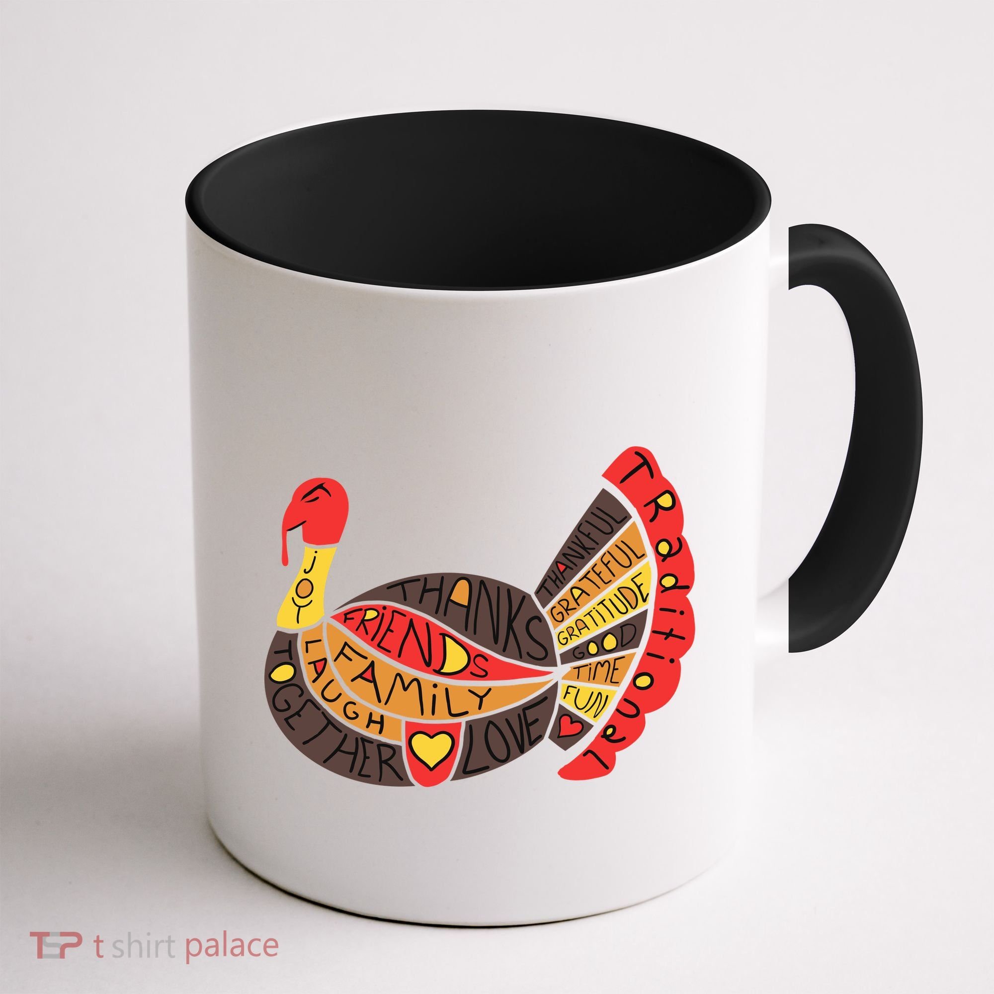 Happy Thanksgiving Day Turkey Coffee Mug
