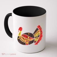 Happy Thanksgiving Day Turkey Coffee Mug thumb 0