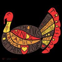 Happy Thanksgiving Day Turkey Ornament thumb 1