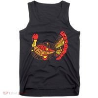 Happy Thanksgiving Day Turkey Tank Top thumb 0