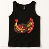 Happy Thanksgiving Day Turkey Tank Top thumb 2