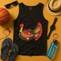 Happy Thanksgiving Day Turkey Tank Top thumb 4