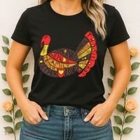 Happy Thanksgiving Day Turkey Women's T-Shirt thumb 2
