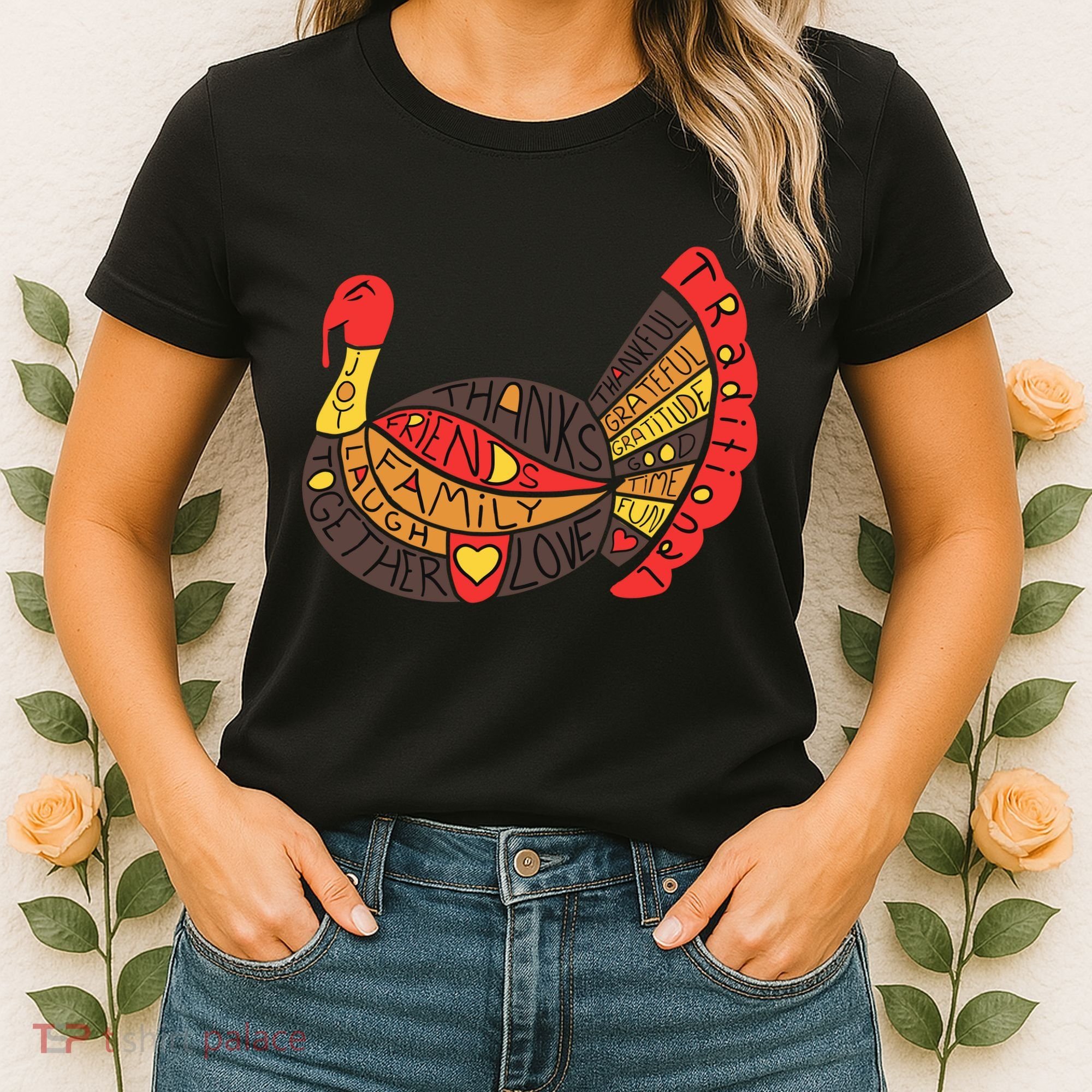 Happy Thanksgiving Day Turkey Women's T-Shirt