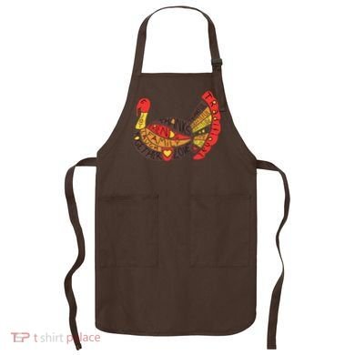 Happy Thanksgiving Day Turkey Apron