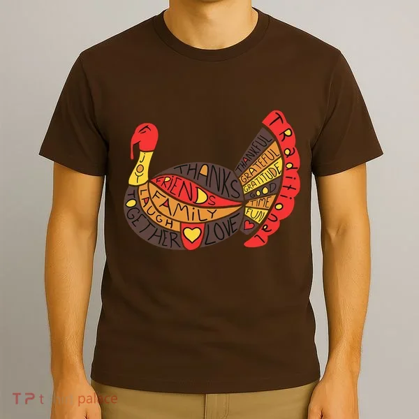 Happy Thanksgiving Day Turkey T-Shirt