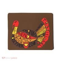 Happy Thanksgiving Day Turkey Mousepad thumb 0