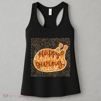 Happy Thanksgiving Day Turkey Pumpkin Logo Women's Tank Top thumb 3
