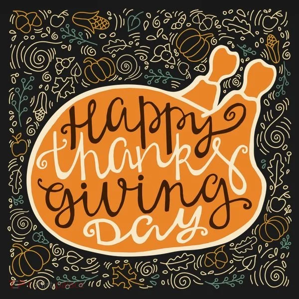 Happy Thanksgiving Day Turkey Pumpkin Logo Women's T-Shirt