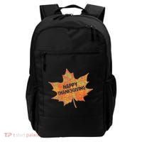 Happy Thanksgiving Fall Leaf Backpack thumb 0