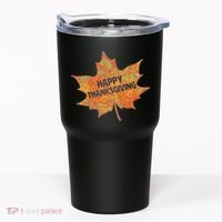 Happy Thanksgiving Fall Leaf Tumbler thumb 0