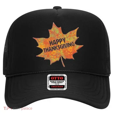 Happy Thanksgiving Fall Leaf Hat