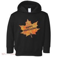Happy Thanksgiving Fall Leaf Toddler Hoodie thumb 0