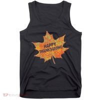 Happy Thanksgiving Fall Leaf Tank Top thumb 0
