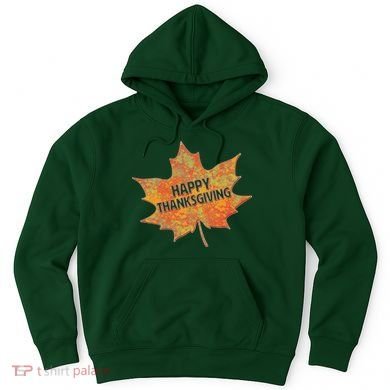 Happy Thanksgiving Fall Leaf Hoodie