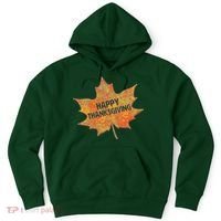 Happy Thanksgiving Fall Leaf Hoodie thumb 0