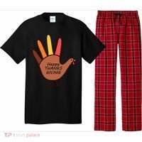 Happy Thanksgiving Hand Turkey Pajama Set thumb 0