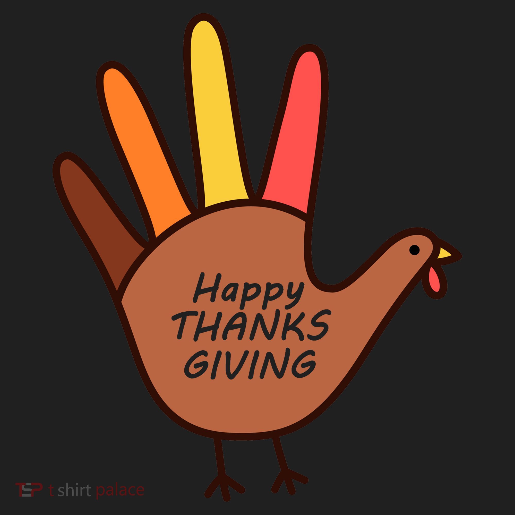 Happy Thanksgiving Hand Turkey Tumbler