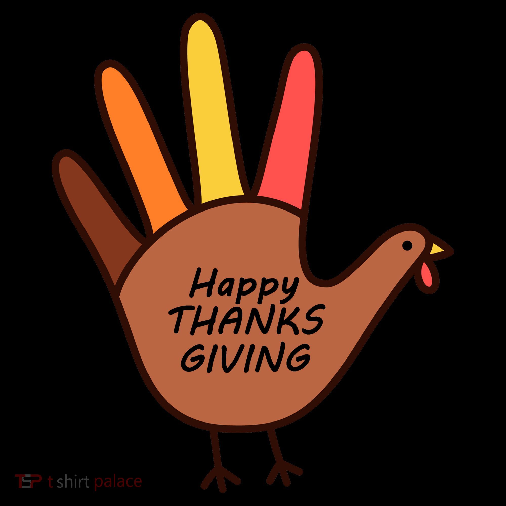 Happy Thanksgiving Hand Turkey Mousepad
