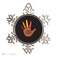Happy Thanksgiving Hand Turkey Ornament thumb 0