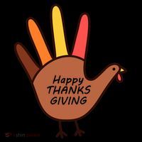 Happy Thanksgiving Hand Turkey Toddler Hoodie thumb 2