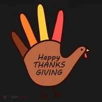 Happy Thanksgiving Hand Turkey Toddler Hoodie thumb 2