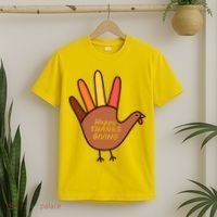 Happy Thanksgiving Hand Turkey T-Shirt thumb 2