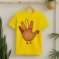 Happy Thanksgiving Hand Turkey T-Shirt thumb 2